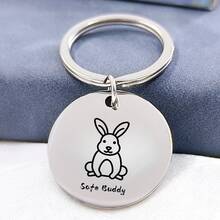Mặt dây chuyền thẻ nhận dạng thú cưng bằng thép không gỉ, phụ kiện thú cưng bền bỉ, phổ biến, dễ dàng kết hợp với vòng cổ thú cưng, thiết kế thời trang phù hợp cho mèo và chó. - Nhiều màu - Xem 10