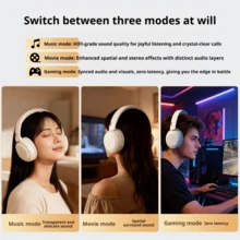 Acer 超長續航力戴式藍牙耳機無線有線兩用－遊戲運動通用耳麥，高音質音樂耳機，相容於蘋果華為小米及桌上型電腦筆記本 - 查看 3