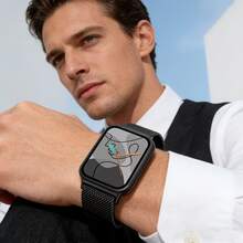 米蘭式磁吸錶帶，相容於 Watch Fit 5 4 Pro，專用快拆替換錶帶，高品質，適合日常使用，相容於 Watch Fit 3/2，男女皆宜，時尚優雅外觀 - 適用華為手錶 Fit 5/4/pro - 查看 5