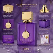 Armaf Club De Nuit Maleka EDP 50ML Women Perfume Long Lasting Floral Fruity Sweet Fragrance - Warm & Spicy - View 2