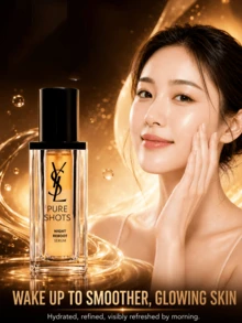 Tinh chất dưỡng da ban đêm YSL Pure Shots Night Reboot Serum, 30ml (dung tích lớn) / 7ml (dung tích du lịch) / 10 chai mini 1ml, kết cấu dầu-nước kép, thấm nhanh, ổn định và tái tạo da, làm sáng và tăng cường độ rạng rỡ, dưỡng ẩm sâu, phục hồi hàng rào bảo vệ da, cải thiện tình trạng da xỉn màu, kết cấu nhẹ không nhờn rít, phù hợp với mọi loại da, đặc biệt là da xỉn màu, nhạy cảm và hỗn hợp. Sử dụng ban đêm và hàng ngày, quà tặng ngày lễ Giáng sinh, Valentine. - Tinh chất dưỡng da ban đêm YSL Saint Laurent Night Queen - Xem 3