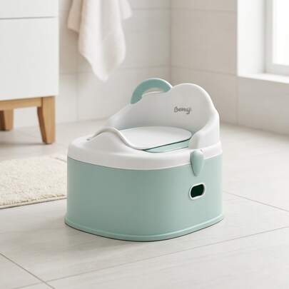 Bebbly Baño Entrenador Bebé 3 en 1 | Bacinica + Adaptador Inodoro + Escalón Antideslizante | Orinal Infantil Ergonómico para Niños y Niñas