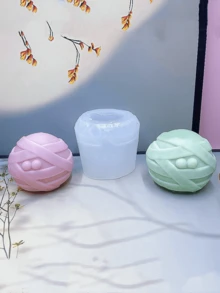 1個新款萬聖節裝飾受傷蠟燭矽膠模具 - A-白色 - 查看 4