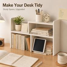 Desktop Bookshelf, Tabletop Storage Rack, Office Desk Organizer, Dorm Essentials, Multi-Layer Shelf - Sets - View 4