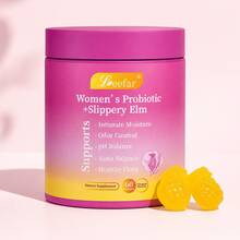 LEEFAR Her Juicy Feminine Probiotics Gummies- All In One Solution With Slippery Elm And Prebiotics&Lactobacillus Probiotic Blend For Women's PH Balance And Dryness - Hawaiian Pineapple Gummies 60 Count Probiotics Women - 400g - 查看 1
