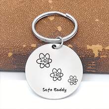 Stainless Steel Pet Tag Collar Accessory, Identification And Decorative Function, Durable And Sturdy, Suitable For Various Pet Collars, Also Can Be Used As A Keychain, Strong, Stylish, Durable, Multi-Functional And Cost-Effective - Multicolor - View 11
