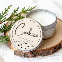 48/96pcs Customized Cookie Stickers - Personalized Round Baking Labels With Heart Design - Waterproof And Oil-Proof, Suitable For Gift Labels, Baking Packaging And Kitchen Organization - Style 2 - View 2
