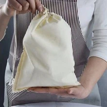 4 Reusable Cheesecloth Filter Bags - 4 Sizes, Kitchen Essential - For Filtering, Cooking, Baking, Yogurt, Juice, Wine Filtration And Cheese Making - Fabric Filter Bags With Drawstring Closure, Kitchen Essential - View 5