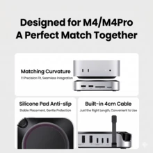 UGREEN [Desktop Savior] Mac Mini Dedicated M.2 SSD Expansion Dock, Perfectly Compatible With M4/M4 Pro Upgrade And Expansion + Height Increase Stand In One, USB 3.2 High-Speed Read And Write. - View 8