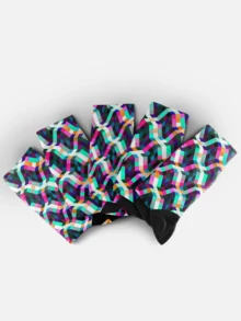 Kaos Kaki Pria Bermotif 360° Keren - Kaos Kaki Gaya Jalanan, Geometris, Berlian, Segitiga, Hewan, Warna-warni, Hip Hop, Cocok untuk Sehari-hari, Liburan & Pesta - MultiWarna - View 4