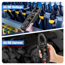 L.A.OL.A.U 1pc L.AOL.AU TS26D/TS26A New Digital Clamp Multimeter - Rechargeable Auto-Ranging Multimeter With LCD Display, Measures Voltage, Current, Resistance, Capacitance, Temperature, Suitable For Laboratory, Factory And Home - Multicolor - View 6