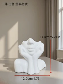 Large Modern Face Planter Pot - Multifunctional Outdoor Planter And Indoor Decorative Vase, Suitable For Garden, Patio, Balcony And Home Decor - Multicolor - View 19