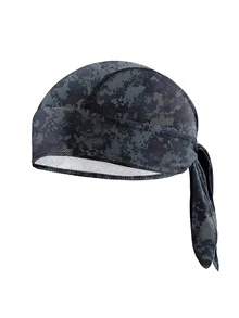 Musion 1 pieza Gorra de calavera de malla transpirable con camuflaje, forro interior de casco de ciclismo que absorbe el sudor, diadema con cordón de secado rápido, para actividades al aire libre para hombres - Multicolor - Ver 17