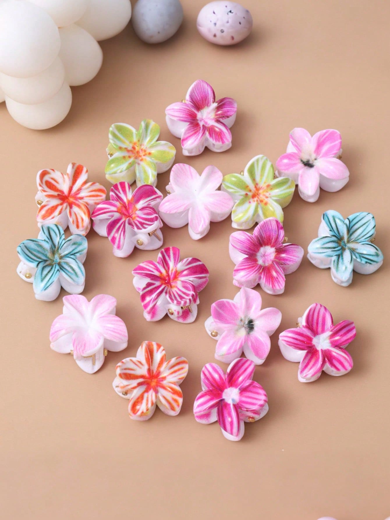 10/20/30pcs Jepit Rambut Kecil Motif Bunga Camellia Tie-Dye Warna Acak, Jepit Poni/Samping Minimalis yang Lucu, Jepit Ekor Kuda, Jepit Rambut Anak Perempuan, Aksesori Rambut Musim Panas, Jepit Rambut Pantai, Cocok untuk Pemakaian Sehari-hari dan Liburan, Jepit Rambut - MultiWarna - View 1