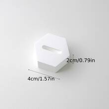 Juego de almacenamiento de joyas minimalista blanco - Soportes de exhibición con forma de concha y geométricos con bandeja ovalada, organizador de tocador multifuncional para guardar anillos, aretes, collares, pulseras - Multicolor - Ver 14