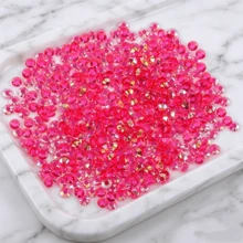 2-6mm Resin Flat-Bottom Rhinestones, Iridescent Transparent, Suitable For Nail Art, Phone Case DIY Crafts - SS20 5mm 1510Pcs - View 26