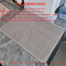 1 pieza Felpudo de cocina de estilo sencillo, Antideslizante, resistente al calor, portavajillas de mesa, portavajillas de fiestas, apto para decoración de cocina en casa y bar de café - Albaricoque - Ver 15