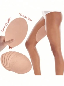 2/10/20pcs Round Invisible Thigh Inner Friction Prevention Patches, Anti-Chafing Thigh Tape, Transparent Skin Protection Patches, Suitable For Women's Inner Thighs And Calves, Comfortable Protection - Multicolor - View 3