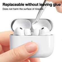 1個超薄耐用金屬防塵貼紙，防塵防刮保護蓋，完美相容於 Apple AirP*Ds Pro 2 充電盒 - 查看 2
