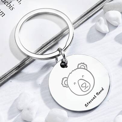 Smooth Pendant For Pets, Flat Streamlined Stainless Steel Dog Tag, Won't Tangle Or Knot Hair, Comfortable Wear For Long-Haired Cats And Dogs, Practical Accessory For Easy Daily Care
