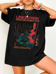 L-Linkin P-Park From Zero Band Classic T-Shirt - Black 7 - View 1