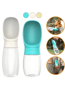 Versatile Portable Dog Water Bottle With Easy Press Button Dispenser And Lock Premium Pet Water Dispenser For Urban Commuters And Vets Modern Travel Puppy Dog Cat Drink Bowl Dispenser Pet Supplies Dog Accessories Travel Essential Accessories - Multicolor - View 10