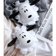 SNOOPY 1pc Super Cute Fluffy Puppy Bath Ball, Perfect Small Gift For Fans, Family And Friends, Practical Daily Use - Multicolor - View 5