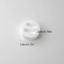 Juego de almacenamiento de joyas minimalista blanco - Soportes de exhibición con forma de concha y geométricos con bandeja ovalada, organizador de tocador multifuncional para guardar anillos, aretes, collares, pulseras - Multicolor - Ver 15