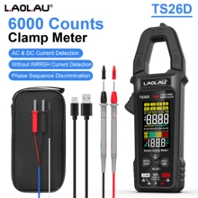 L.A.OL.A.U 1pc L.AOL.AU TS26D/TS26A New Digital Clamp Multimeter - Rechargeable Auto-Ranging Multimeter With LCD Display, Measures Voltage, Current, Resistance, Capacitance, Temperature, Suitable For Laboratory, Factory And Home - Multicolor - View 11