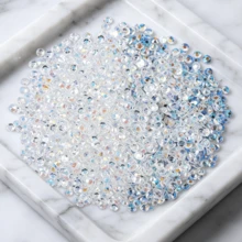 2-6mm Resin Flat-Bottom Rhinestones, Iridescent Transparent, Suitable For Nail Art, Phone Case DIY Crafts - SS20 5mm 1510Pcs - View 30