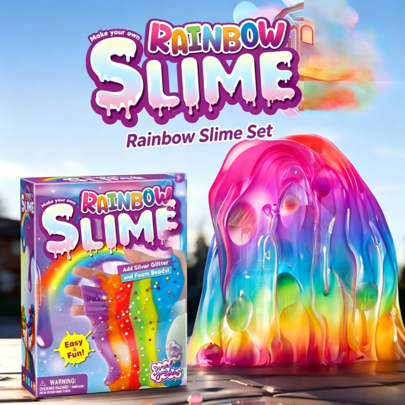 Kids DIY Slime Kit, Children's Crystal Mud Handmade Material Pack, Stress Relief Colorful Mud Foam Toy, Super Soft Non-Sticky Toy, Educational Creative Handicraft Gift