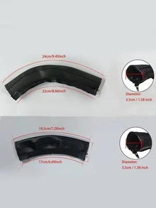 1 Pasang Pelindung Pegangan Kereta Bayi, Aksesori Pegangan Kereta Bayi Universal - Hitam - View 10