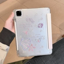 Suitable For Redmi Pad2 Protective Case,Magnetic Snap Fit, High Transparency Acrylic Back Cover With Pen Slot, Intelligent Sleep Wake Function, Pad SE 11 Inch (2023 Version) Tablet Protective Case,Compatible With MatePad SE 11 Inches, Case,Suitable For IPad 11th Generation Tablet Protective Case, A16case,Compatible With IPad 10th Generation Tablet Case, Compatible With IPad Air11 - Black - View 11