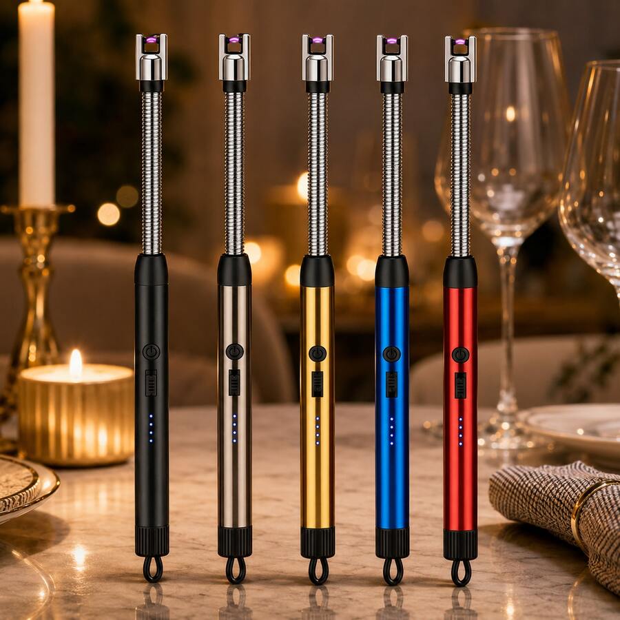 USB Rechargeable Flameless Lighter, Durable Material, Ideal For Home And Outdoor Use - View 1