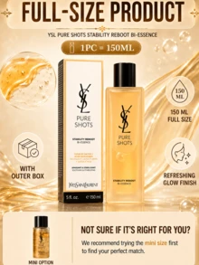 YSL Saint Laurent Night Queen Playful Water，150ml 正裝/30ml 中號/10ml 試用裝，快速吸收，輕盈不油膩，日常護膚必備 - YSL聖羅蘭夜皇后調皮水 - 查看 5
