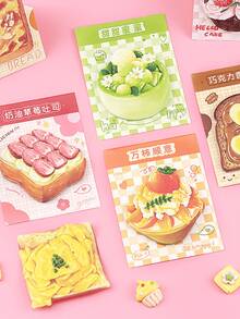 Bread And Toast Shaped Sticky Notes, High Cost-Performance Suitable For Students, Adhesive, Personalized Creative Reusable - Multicolor - View 9