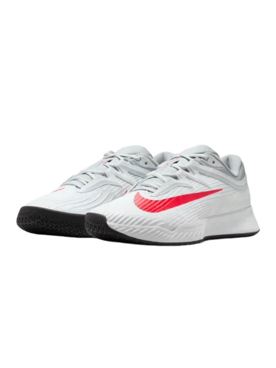 Nike Men's ZOOM VAPOR PRO 3 Sports Casual Tennis Shoes - White/Gray - View 1