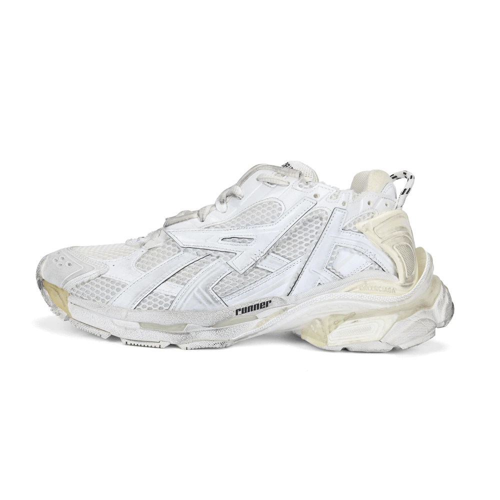 Balenciaga Runner Sneakers 'White Mesh And Nylon' Do The Old - 做舊 - 查看 1