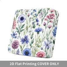 1pc/2pcs/6pcs/8pcs Set Floral & Plant Digital Print Outdoor Sofa Cover (Sofa Cover Only, Sofa Not Included), Protect Sofa Furniture, Home Decor, Machine Washable Patio Cushion Cover With Elastic Hem, Outdoor Sofa Seat Cushion Cover, Patio Furniture Cover, Living Room Furniture Protector, Suitable For Garden, Park, Indoor & Outdoor Sofa Cushion, Sectional Sofa And Armchair - B - View 10