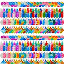 1 pieza Llavero con forma de corazón esponjoso, juguete antiestrés de silicona suave con burbujas que se revientan, juguete portátil para aliviar el estrés, adecuado para todas las edades, excelente para volver a la escuela, juguete de relajación en el aula - Multicolor - Ver 6