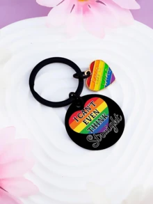 LGBTQ+骄傲月配饰、女同性恋礼物、LGBTQ+钥匙扣、骄傲月必备品、女同性恋周边、彩虹主题礼物 - 彩色 - 查看 6