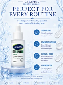 Cetaphil Soothing Repair Serum, Full Size 30ml/Sample 5ml. Gentle Formula, Improves Skin Redness, Deeply Hydrates, Lightweight And Refreshing Texture, Easily Absorbed, Suitable For Dry Skin - Cetaphil Self-repair Essence - View 10