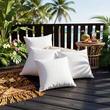 The YUNDO Label White Pillow Core Is Suitable For Sofa Cushions, Mattresses, And Garden Cushions. The Sizes Available Are 18 Inches, 20 Inches, 12*20 Inches, And 22 Inches. It Has A High Filling Content And Can Be Machine Washed And Dried. - White - View 19