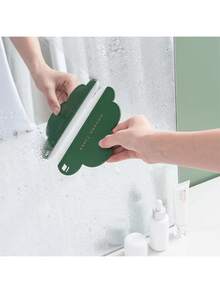 1pc Mirror Squeegee, Desktop Cleaning Scraper, Glass Cleaning Tool, Tile Scraper, Silicone Material Won't Damage Surface - Multicolor - View 2