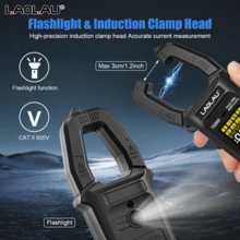 L.A.OL.A.U 1pc L.AOL.AU TS26D/TS26A New Digital Clamp Multimeter - Rechargeable Auto-Ranging Multimeter With LCD Display, Measures Voltage, Current, Resistance, Capacitance, Temperature, Suitable For Laboratory, Factory And Home - Multicolor - View 4