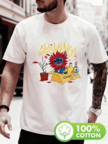 (Licencia oficial de Disney) Camiseta de hombre de Disney Mickey y amigos, camiseta gráfica de bloque de color "Mickey y amigos", camiseta casual de cuello redondo oversize de manga corta, estampado de cuadrícula de Donald, Goofy, Daisy, Minnie, Mickey, Pluto para hombre, camisetas de manga corta oficialmente autorizadas de Disney para hombre, ropa de hombre, hombre, ropa de hombre, ropa de verano, camisas de hombre, camisetas gráficas, atuendos de Disney para hombre, camisetas gráficas, camisetas para hombre, camisas para hombre, atuendos de verano para hombre, regalo del día del padre, regalo perfecto para familiares y amigos, que son necesarios para fiestas de cumpleaños, camisas de Disney, ropa de hombre, ropa de verano, camisetas de Disney con licencia oficial, camisetas de manga corta de primavera/verano de Disney para hombre y mujer - Blanco - Ver 1