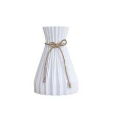 1pc White Unbreakable Plastic Vase, Suitable For Tulips, Roses And Other Flowers. Ideal For Home Desktop Decoration, Can Be Used As Living Room, Dining Room Gift, For Birthday Party, Graduation Ceremony Or Room Decor. Vase Room Decor Bedroom Decor - one-size - View 12