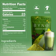 3 Bag RYNE Mushroom Matcha Powder, USDA Organic Ceremonial Grade, Focus, Clarity & Immune Health, Natural Energy Supplement - 3件 - 查看 3