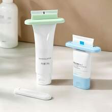 3件套牙膏管挤压器、牙膏管夹、手动牙膏分配器、多功能洁面乳分配器、浴室配件 - A - 查看 3