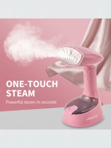SOKANY Foldable Handheld Garment Steamer, Powerful Portable Clothing Steam Iron, 30s Rapid Heating, 120ml Leak-Proof Water Tank, Mini Travel Steam Iron, Suitable For Home And Travel, One-Button Continuous Steam Output - Pink - View 12
